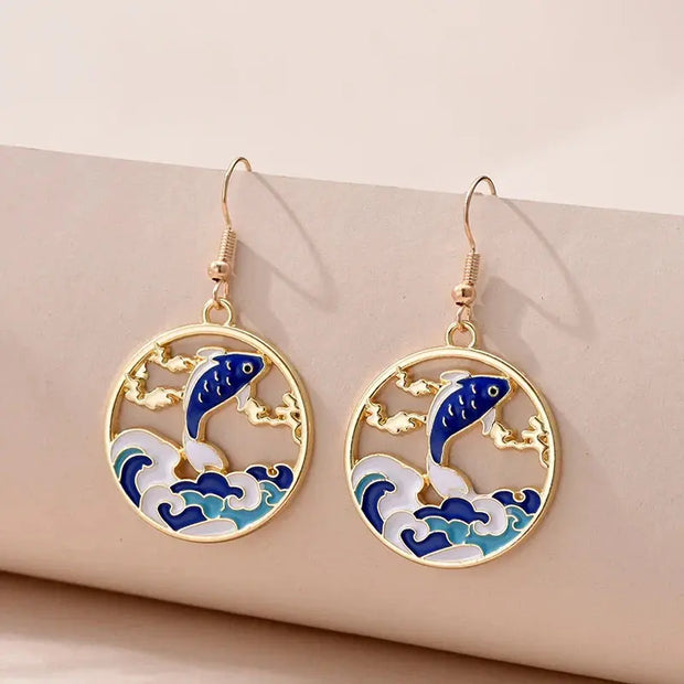 Kawaii Kätzchen Ohrringe – Süße Hakenohrringe 1 Paar