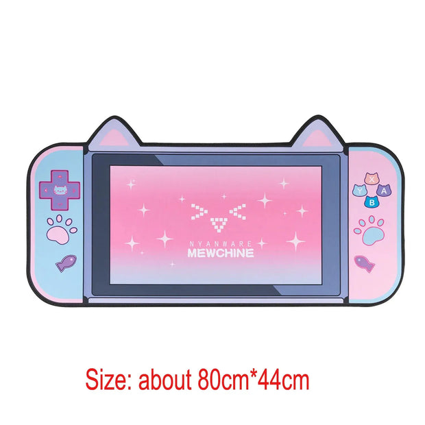 Kawaii Gaming Mauspad – Niedliche Schreibtischunterlage Gamer Girl