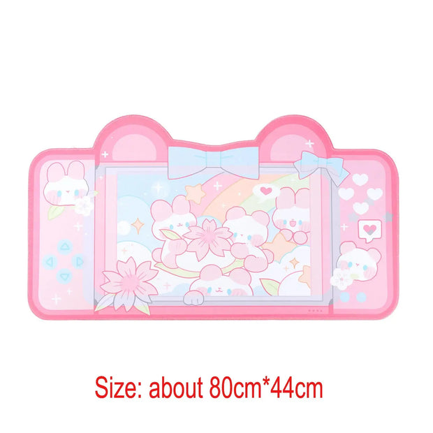 Kawaii Gaming Mauspad – Niedliche Schreibtischunterlage Gamer Girl