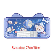 Kawaii Gaming Mauspad – Niedliche Schreibtischunterlage Gamer Girl