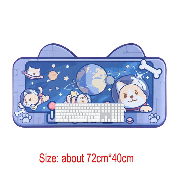 Kawaii Gaming Mauspad – Niedliche Schreibtischunterlage Gamer Girl