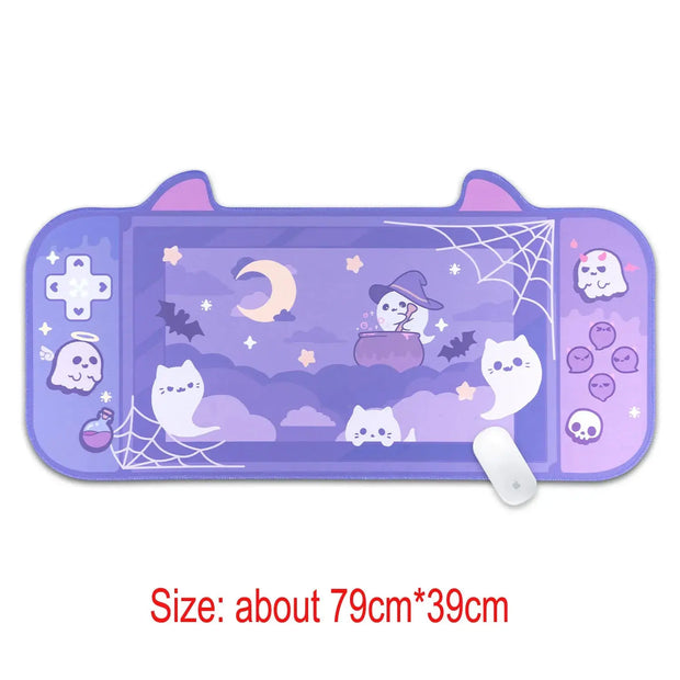 Kawaii Gaming Mauspad – Niedliche Schreibtischunterlage Gamer Girl