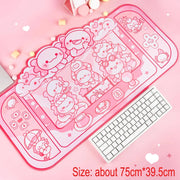 Kawaii Gaming Mauspad – Niedliche Schreibtischunterlage Gamer Girl
