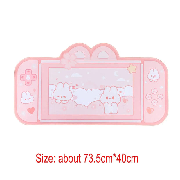 Kawaii Gaming Mauspad – Niedliche Schreibtischunterlage Gamer Girl