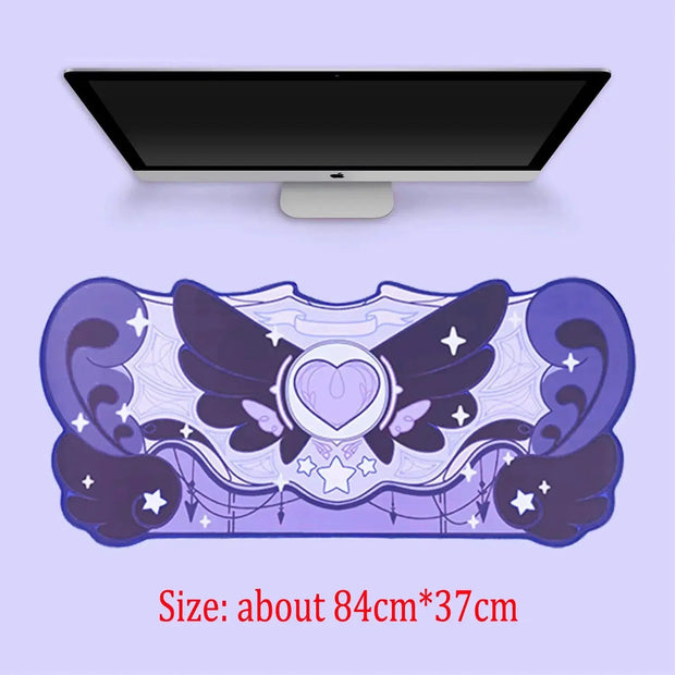 Kawaii Gaming Mauspad – Niedliche Schreibtischunterlage Gamer Girl