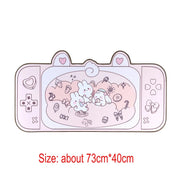 Kawaii Gaming Mauspad – Niedliche Schreibtischunterlage Gamer Girl
