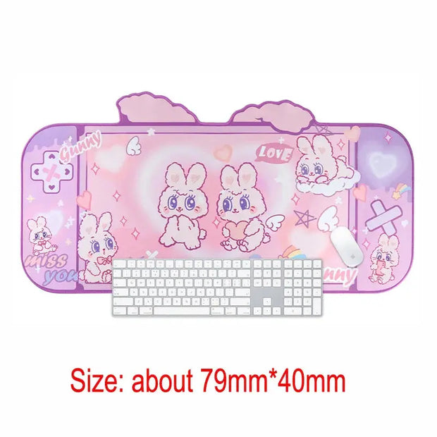 Kawaii Gaming Mauspad – Niedliche Schreibtischunterlage Gamer Girl