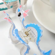 Drachen Haarspange Acryl – Chinesisches Design 1 Stück