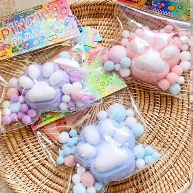 Katzenpfote Stressball – Weiches Kawaii Spielzeug 1 Stück