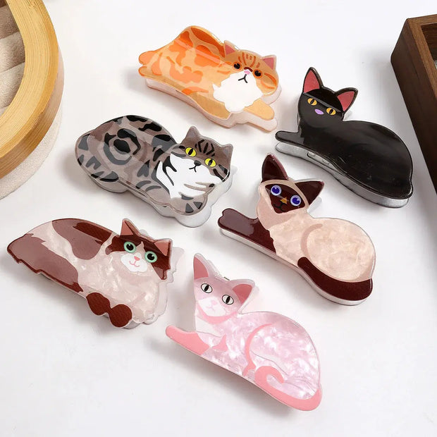 Katzen Haarspange Kawaii – 1 Stück