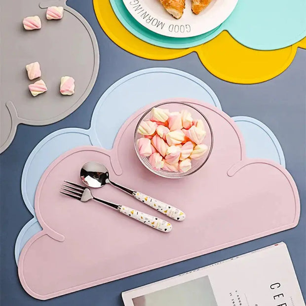 Kawaii Wolke Silikon Tischset – 1 Stück Platzmatte
