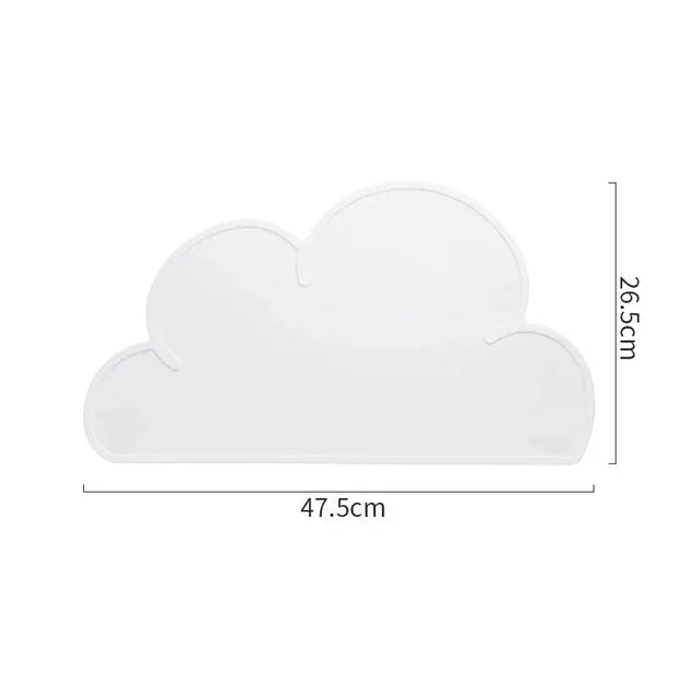 Kawaii Wolke Silikon Tischset – 1 Stück Platzmatte