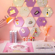 Filz Pinnwand Fliese Hexagonal Selbstklebend 1 Stk