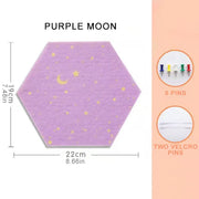 Filz Pinnwand Fliese Hexagonal Selbstklebend 1 Stk