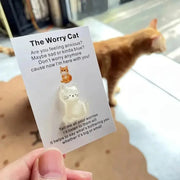 Kawaii Taschenumarmungskarte 1 Stück - Emotionale Unterstützung Katze