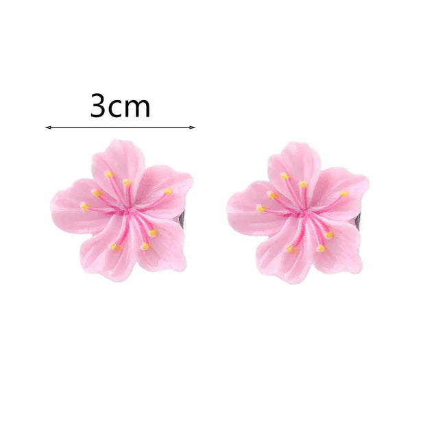 Kawaii Kirschblüte Haaraccessoires 2/5er Set – Süßes Rosa