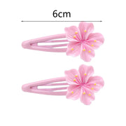 Kawaii Kirschblüte Haaraccessoires 2/5er Set – Süßes Rosa
