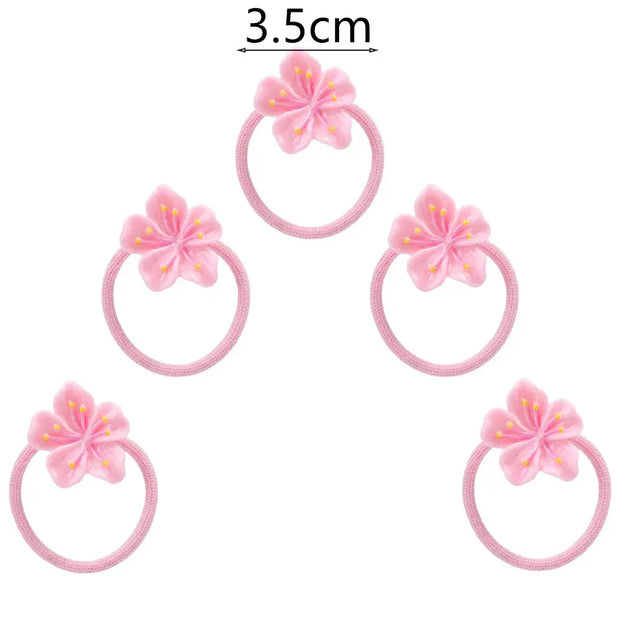 Kawaii Kirschblüte Haaraccessoires 2/5er Set – Süßes Rosa