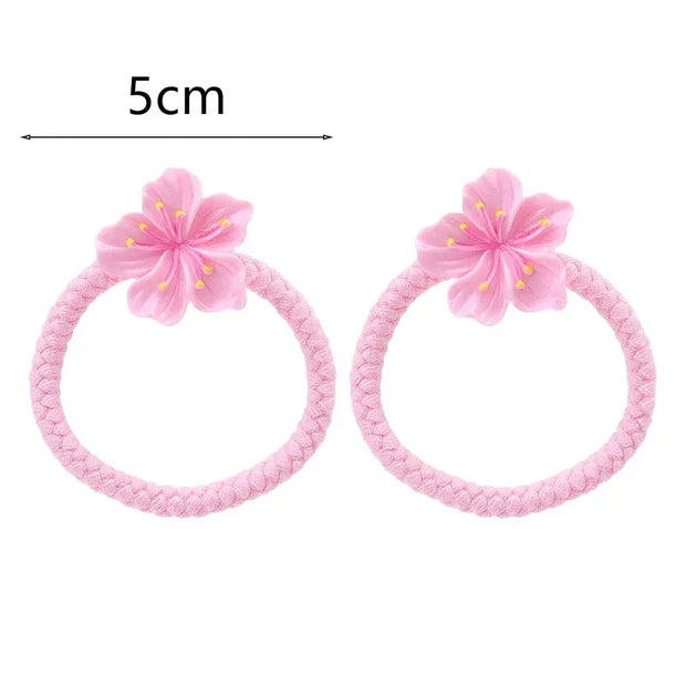 Kawaii Kirschblüte Haaraccessoires 2/5er Set – Süßes Rosa