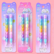Kawaii Druckbleistifte 2er Set – HB Nicht-Spitzend