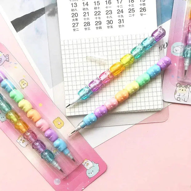 Kawaii Druckbleistifte 2er Set – HB Nicht-Spitzend