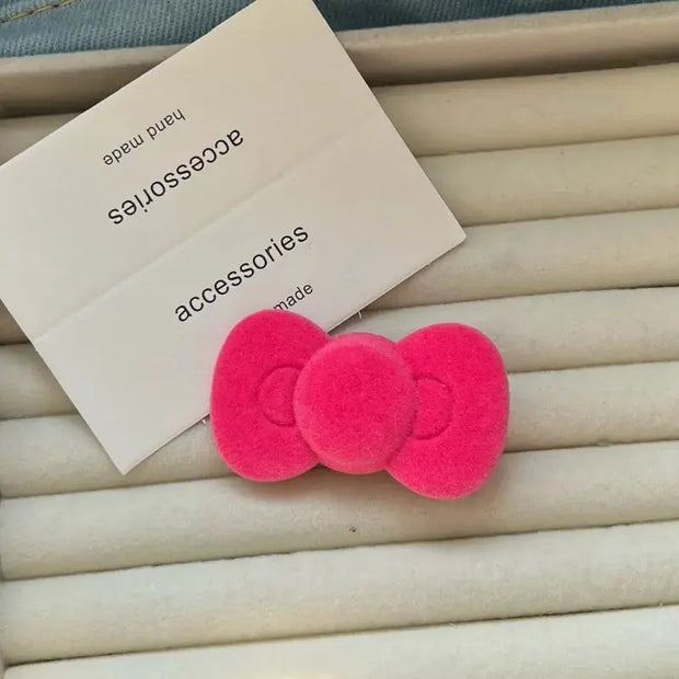 Kawaii Haarklammern Rosa Schleife & Stern 2er Set