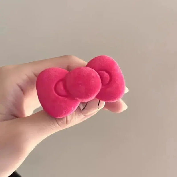 Kawaii Haarklammern Rosa Schleife & Stern 2er Set