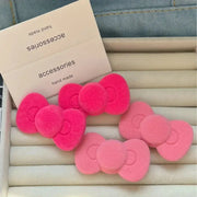 Kawaii Haarklammern Rosa Schleife & Stern 2er Set