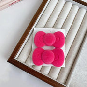 Kawaii Haarklammern Rosa Schleife & Stern 2er Set