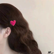 Kawaii Haarklammern Rosa Schleife & Stern 2er Set