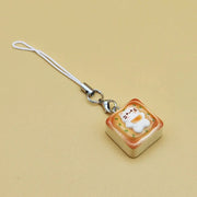 Kawaii Katzenbrot Handy-Anhänger Set 3-teilig