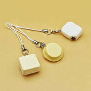 Kawaii Katzenbrot Handy-Anhänger Set 3-teilig