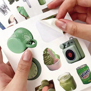 Kawaii Ästhetische Collage Stickerbuch 40 Stück Groß