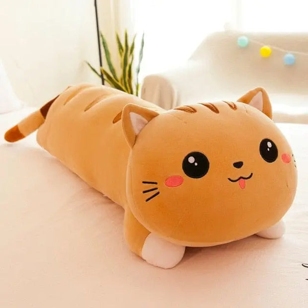 Katzen Plüschtier 50/130cm – Kawaii Kuschelkatze