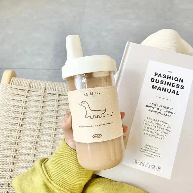 Boba Tee Flasche 500/850ML – Große Wiederverwendbare Plastikflasche