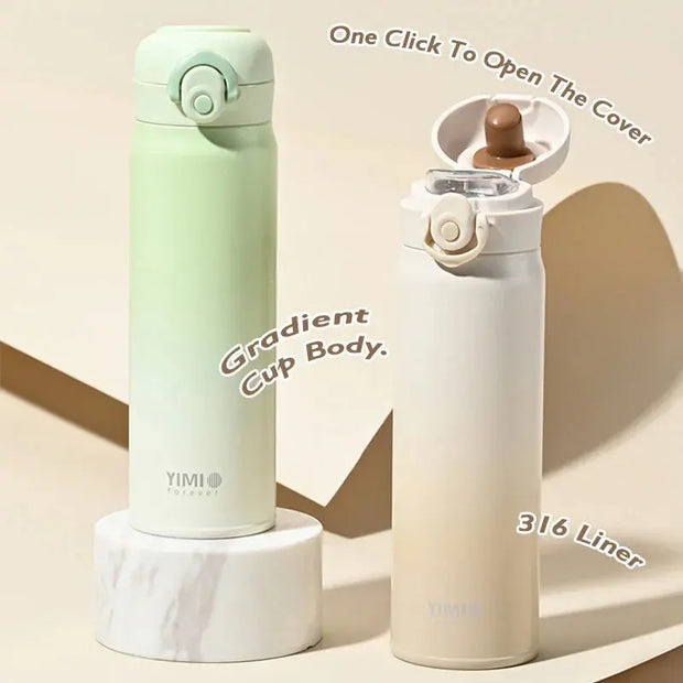 Gradient Edelstahl Thermosflasche 500ml – Farbverlauf Design