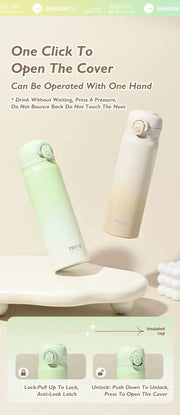 Gradient Edelstahl Thermosflasche 500ml – Farbverlauf Design