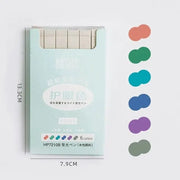 Kawaii Kyuto Textmarker Set 6-teilig – Weiche Farben