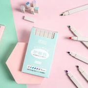 Kawaii Kyuto Textmarker Set 6-teilig – Weiche Farben