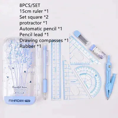 Sakura Schreibwaren Schulset 8-teilig – Kawaii Design