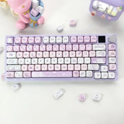 Kawaii Katzen Pastell KEYCAPS 95 Tasten – Kein Keyboard