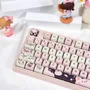 Kawaii Katzen Pastell KEYCAPS 95 Tasten – Kein Keyboard
