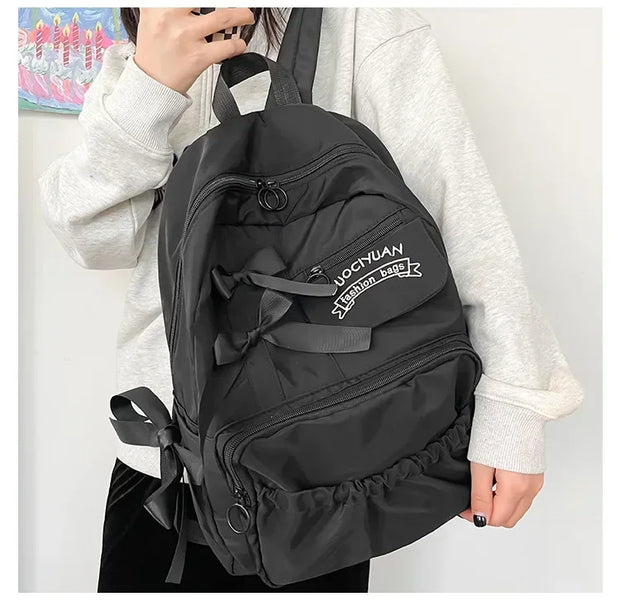 Kawaii Mädchen Schleife Rucksack – Niedlicher Schulrucksack