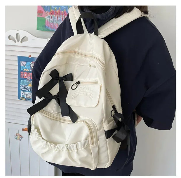 Kawaii Mädchen Schleife Rucksack – Niedlicher Schulrucksack