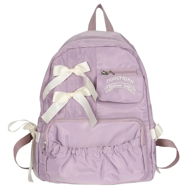 Kawaii Mädchen Schleife Rucksack – Niedlicher Schulrucksack