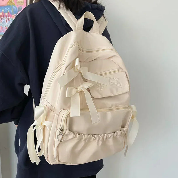 Kawaii Mädchen Schleife Rucksack – Niedlicher Schulrucksack