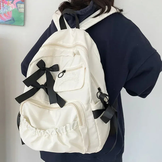 Kawaii Mädchen Schleife Rucksack – Niedlicher Schulrucksack
