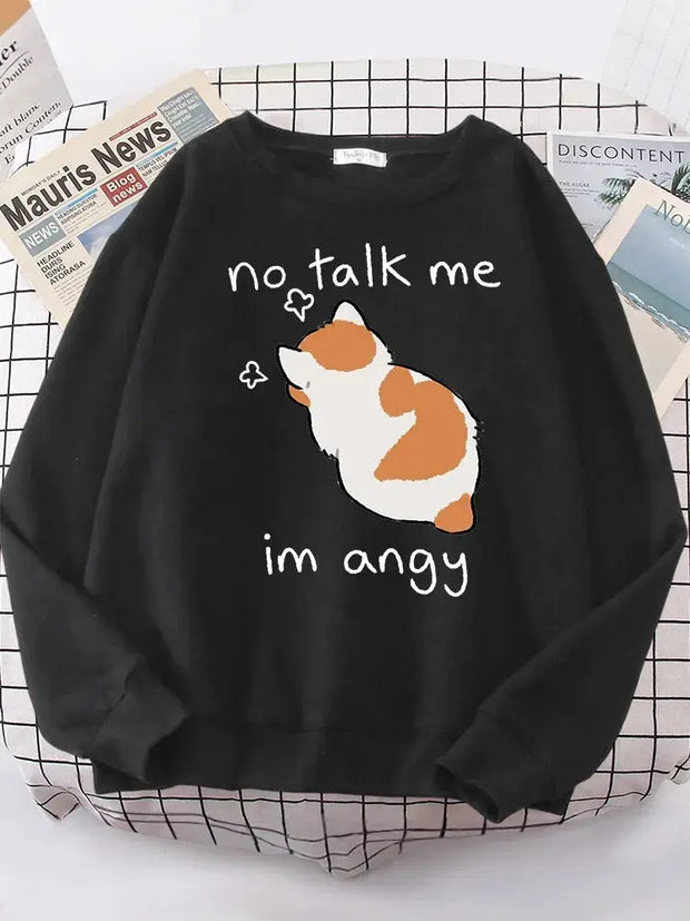 Kawaii Katze Gemütlicher Pullover – Angy Cat Design