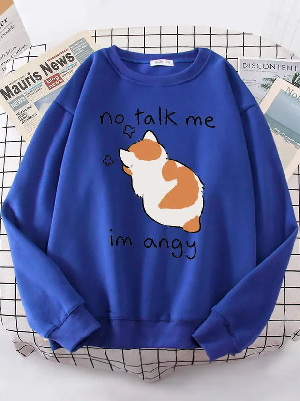 Kawaii Katze Gemütlicher Pullover – Angy Cat Design