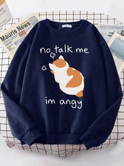 Kawaii Katze Gemütlicher Pullover – Angy Cat Design